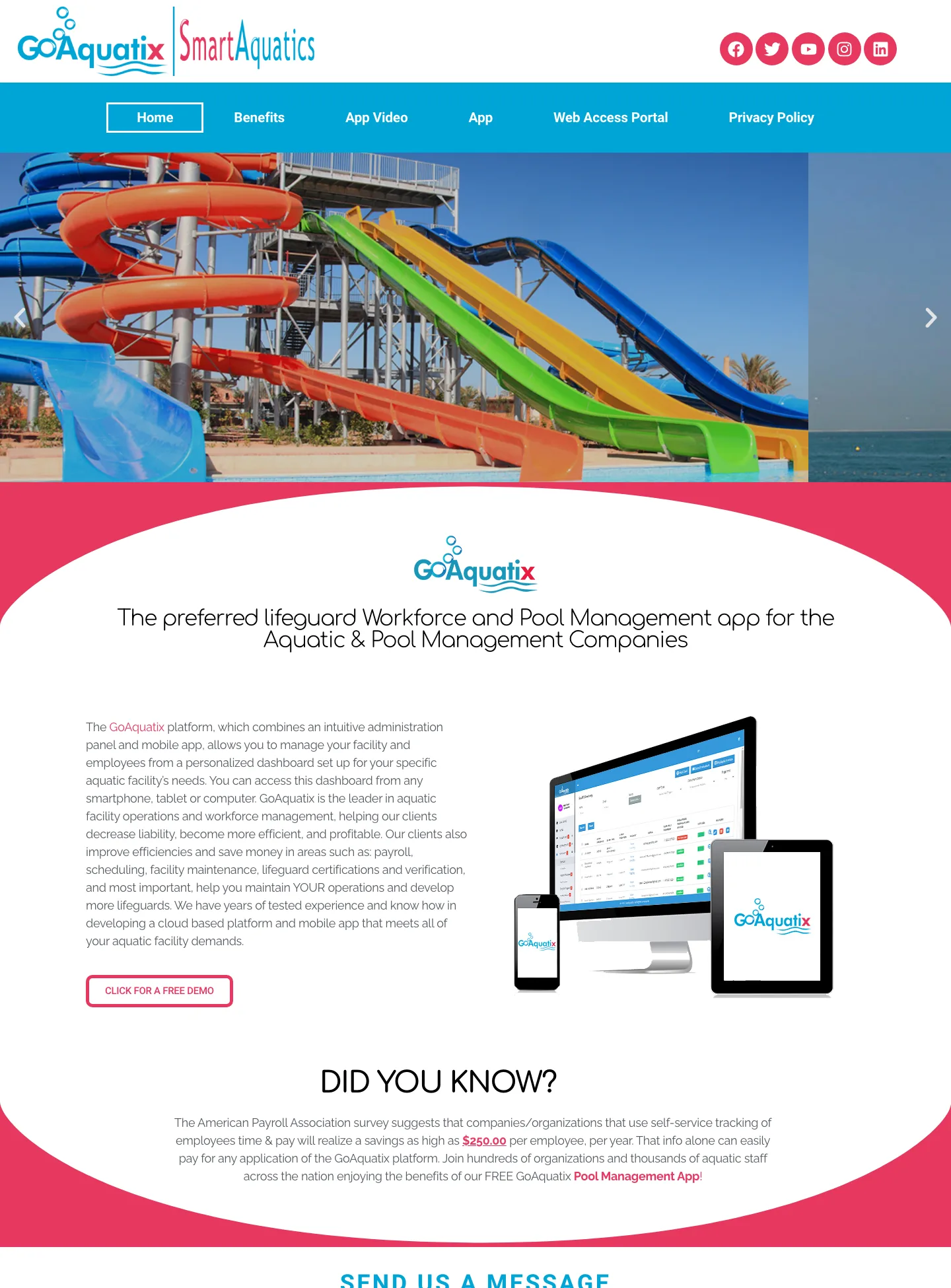 GoAquatix: aquatic workforce management platform